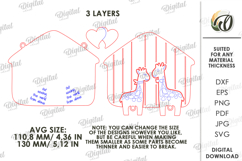 3D Key Holder Laser Cut. Wooden Key Holder Rack SVG Product Image 2