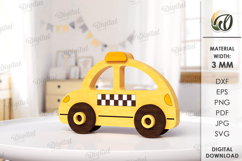 Wooden Kids Car Toys Bundle Laser Cut. Car On Wheels SVG Product Image 13