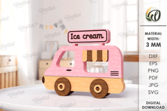 Wooden Kids Car Toys Bundle Laser Cut. Car On Wheels SVG Product Image 6
