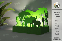 Wooden Kids Lamps Bundle Laser Cut. Kids Nightlight SVG Product Image 3