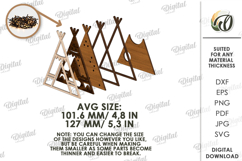 Wooden Kids Led Nightlight Laser Cut. Kids Night Lamp SVG Product Image 2