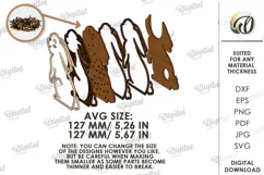 Wooden Kids Led Nightlight Laser Cut. Kids Night Lamp SVG Product Image 2