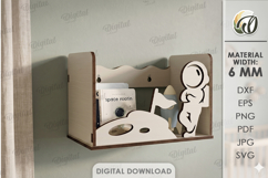 Kids Wall Shelves Bundle Laser Cut. Display Shelf SVG Product Image 7