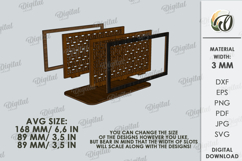 3D Kitchen organizer Laser cut. Napkin holder SVG. Coasters Product Image 3