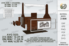 3D Kitchen organizer sets Bundle Laser cut. Napkin holder Product Image 12