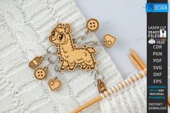 Knitting Stitch Markers Laser Cut | Crochet Progress Keeper Product Image 1