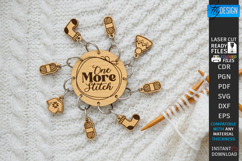 Knitting Stitch Markers Laser Bundle|Crochet Progress Keeper Product Image 13