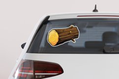 Wooden Log Sticker Clipart Bundle Product Image 6