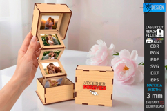 Photo Memory Boxes Laser Cut Bundle | Romantic Folding Boxes Product Image 5