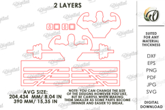 Medal Holder Laser Cut. Medal Wall Hanger. Bodybuilding SVG Product Image 2