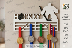3D Medal Holders Bundle Laser Cut. Medal Wall Hanger SVG Product Image 9