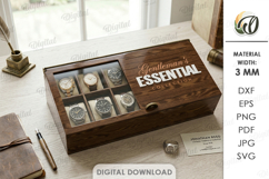 3D Men's accessories boxes Bundle Laser cut. Gift Box SVG Product Image 8