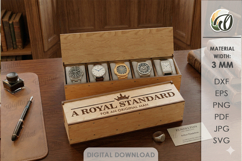 3D Men's accessories boxes Bundle Laser cut. Gift Box SVG Product Image 16