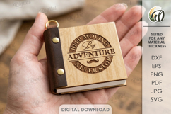 3D Mini Notepads Bundle Laser Cut. Tiny Notebook Cover SVG Product Image 12
