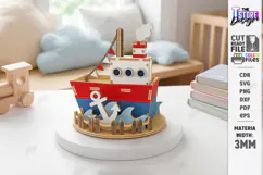 Music Box Laser Cut | Kids Laser | Nursery Decor | Kids Room Product Image 1