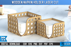 Wooden Napkin Holder | Adornment Dining Table | CNC File Product Image 1