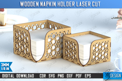 Wooden Napkin Holder | Adornment Dining Table | CNC File Product Image 1