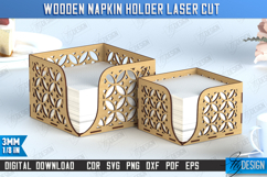 Wooden Napkin Holder Laser Cut Bundle, Kitchen Decor SVG Product Image 7