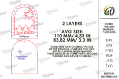 Nativity Ornament Laser Cut. Christmas Tree Decor SVG Product Image 2