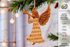 Nativity Ornaments Bundle Lasercut. Christmas Tree Decor SVG Product Image 10