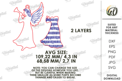 Nativity Ornament Laser Cut. Christmas Tree Decor SVG Product Image 2