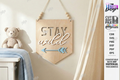 Nursery Wall Banner Laser Cut Bundle | Wooden Kids Room Sign Product Image 23