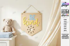 Nursery Wall Banner Laser Cut | Kids Room Sign | Wall Art Product Image 1