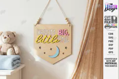 Nursery Wall Banner Laser Cut | Kids Room Sign | Wall Art Product Image 1
