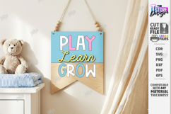 Nursery Wall Banner Laser Cut | Kids Room Sign | Wall Art Product Image 1