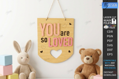 Nursery Wall Decor Laser Cut | Kids Room Sign | Wood Banner Product Image 1
