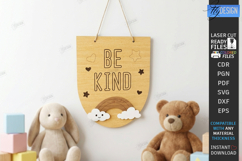 Nursery Wall Decor Laser Cut | Kids Room Sign | Wood Banner Product Image 1
