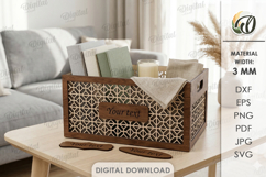 3D Home Organizers Bundle Laser Cut. Storage Box SVG Product Image 2