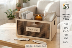 3D Home Organizers Bundle Laser Cut. Storage Box SVG Product Image 7