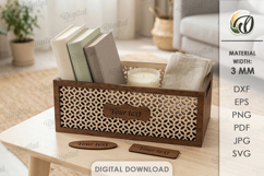 3D Home Organizer Laser Cut. Storage Box SVG Product Image 1