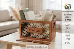 3D Home Organizers Bundle Laser Cut. Storage Box SVG Product Image 10