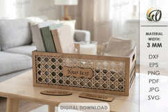 3D Home Organizers Bundle Laser Cut. Storage Box SVG Product Image 11