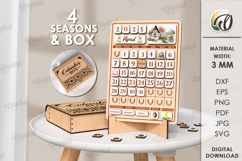 Perpetual Calendars Bundle Laser Cut . Wooden Calendar SVG Product Image 10
