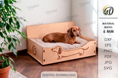 3D Pet Beds Bundle Laser Cut. Pet Furniture. Pet Lover SVG Product Image 4