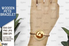 Wooden Pets Bracelets Laser Cut Bundle. Design With Pets SVG Product Image 3