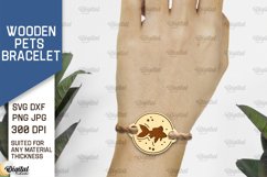 Wooden Pets Bracelet Laser Cut. Design With Pets SVG Product Image 1