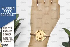 Wooden Pets Bracelets Laser Cut Bundle. Design With Pets SVG Product Image 6