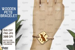 Wooden Pets Bracelets Laser Cut Bundle. Design With Pets SVG Product Image 9