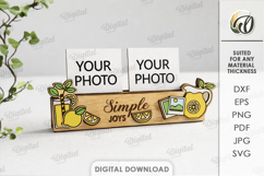 3D Photo Holders Bundle Laser Cut. Photo Stand SVG Product Image 2
