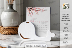 3D Photo Holder Laser Cut. Photo Stand. Whale SVG Product Image 1