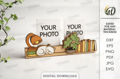 3D Photo Holder Laser Cut. Photo Stand SVG Product Image 1