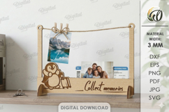 Photo Holders Frames Bundle Laser Cut. Photo Stand SVG Product Image 10