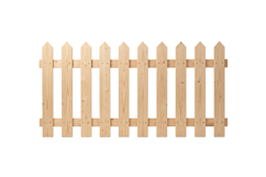 Wooden picket fence panel Png |Garden Png Product Image 1