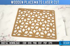 Wooden Placemat | Table Servicing Coaster | Kitchen Decor Product Image 1