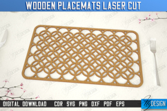 Wooden Placemat | Table Servicing Coaster | Kitchen Decor Product Image 1