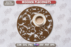 Wooden Placemat Laser Cut | Table Servicing | Kitchen Decor Product Image 1